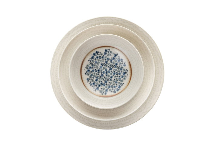 Hermia Vajilla de Porcelana Multicolor de 24 Piezas